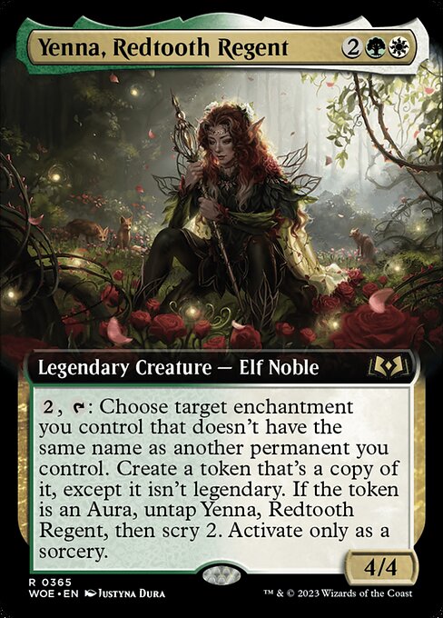 WOE 365 Yenna, Redtooth Regent (Extended Art) R