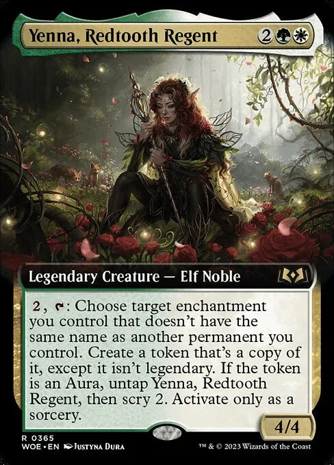 [Foil] WOE 365 Yenna, Redtooth Regent (Extended Art) R
