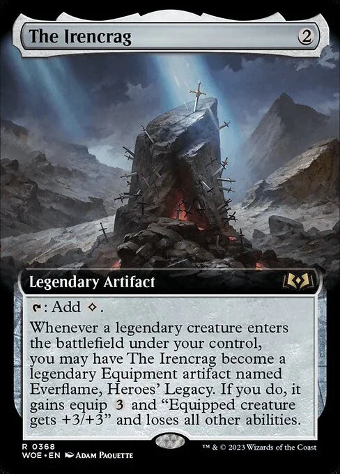 [Foil] WOE 368 The Irencrag (Extended Art) R