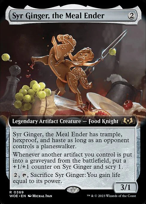 [Foil] WOE 369 Syr Ginger, the Meal Ender (Extended Art) R