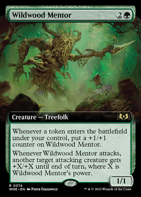WOE 374 Wildwood Mentor (Extended Art) R