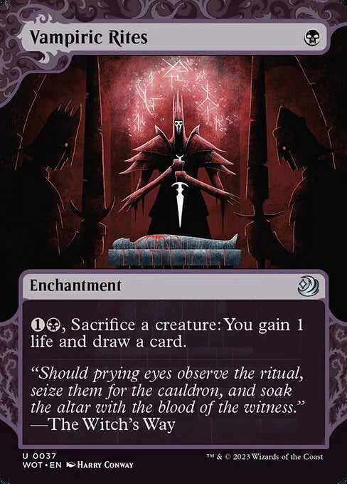 [Foil] WOT 037 Vampiric Rites (0037) U