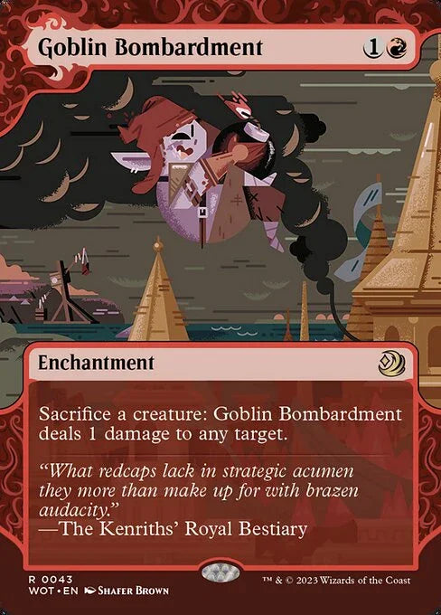 WOT 043 Goblin Bombardment (0043) R