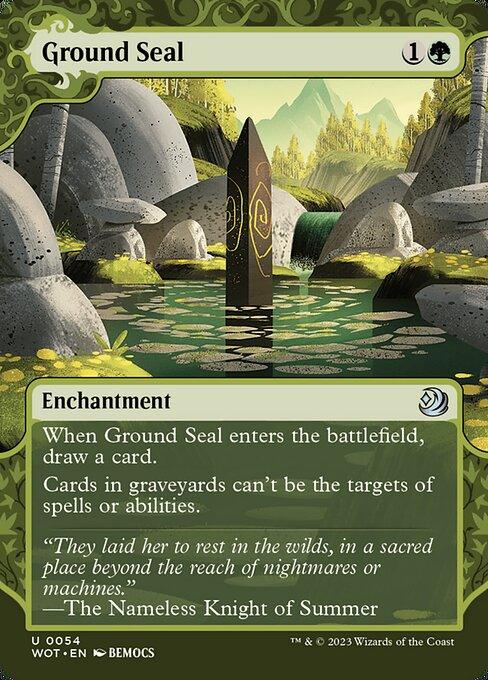 [Foil] WOT 054 Ground Seal (0054) U