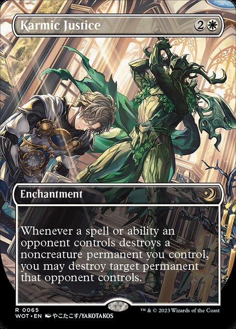 [Foil] WOT 065 Karmic Justice (0065 - Anime) R