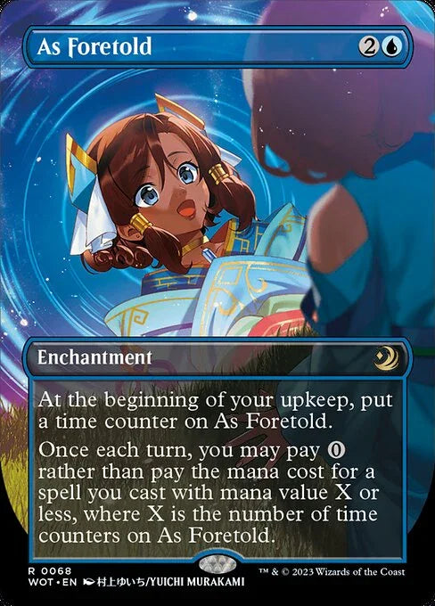 [Foil] WOT 068 As Foretold (0068 - Anime) R