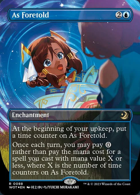 [Foil] WOT 088 As Foretold (0088 - Anime Confetti Foil) R