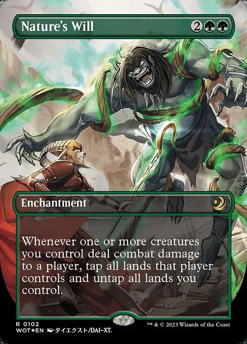 [Foil] WOT 102 Nature's Will (0102 - Anime Confetti Foil) R