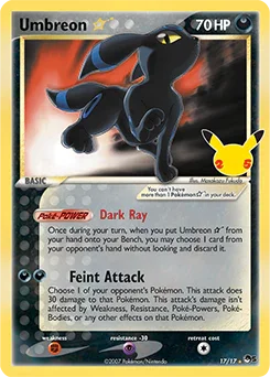 CELC 17/17 Umbreon Star