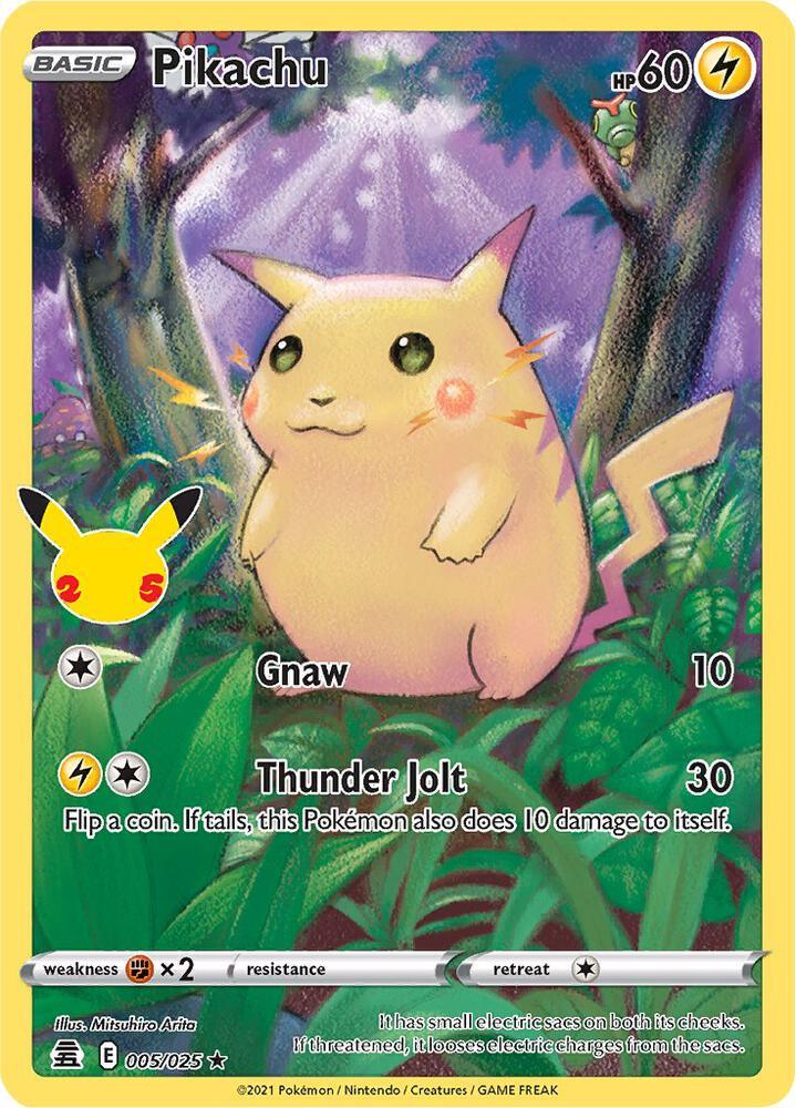 CEL 005/025 Pikachu RH