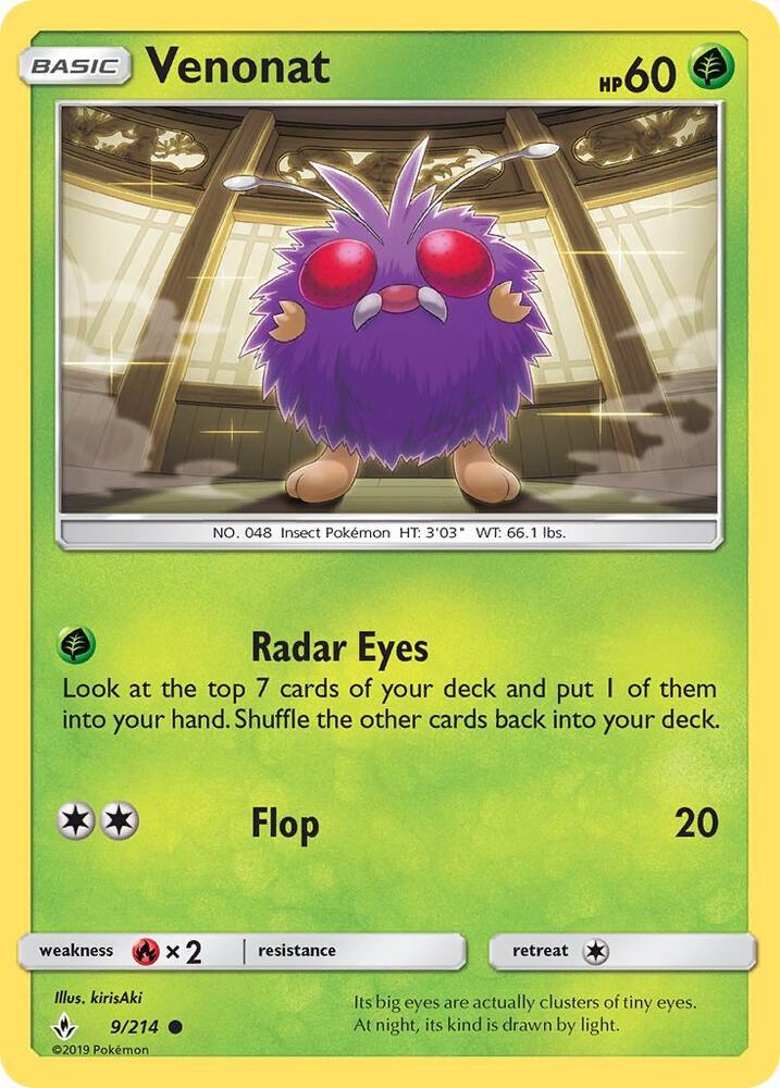 UNB 9/214 Venonat C