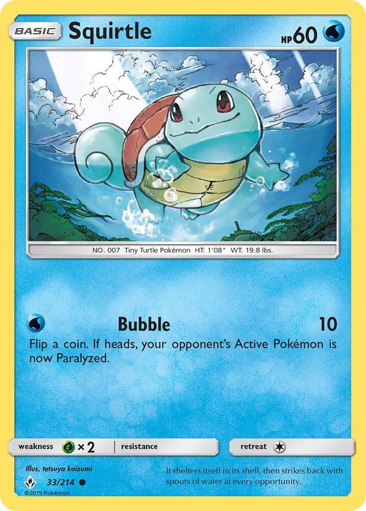 UNB 33/214 Squirtle C