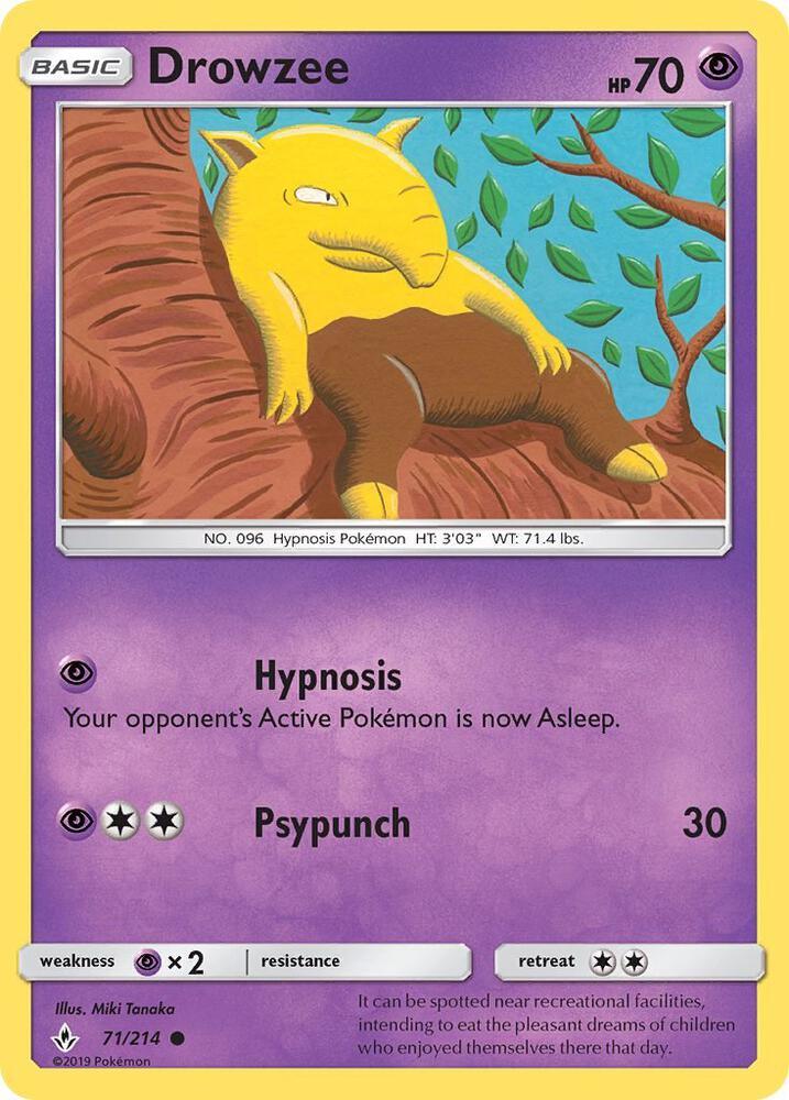 UNB 71/214 Drowzee C