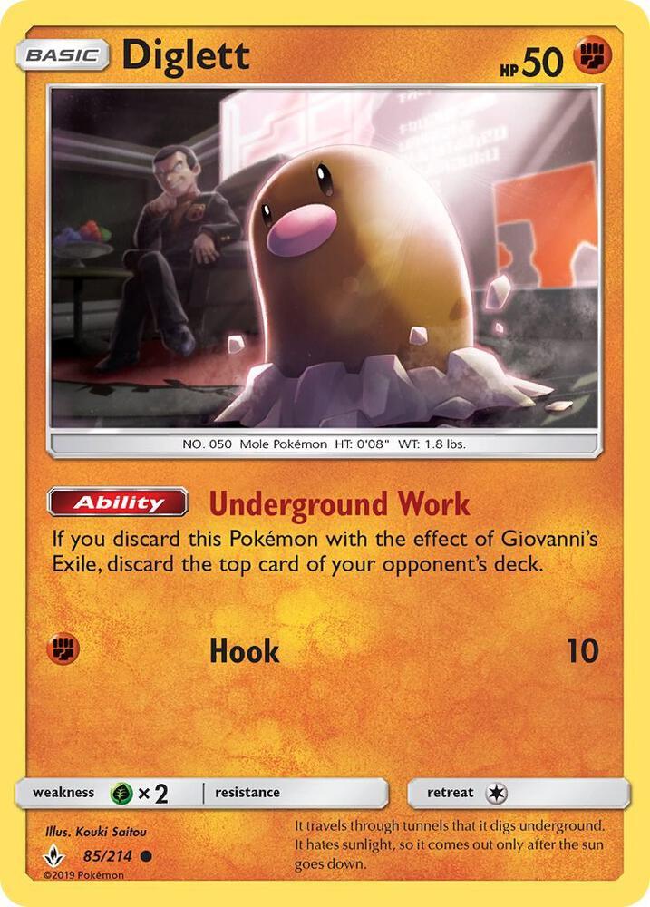 UNB 85/214 Diglett C