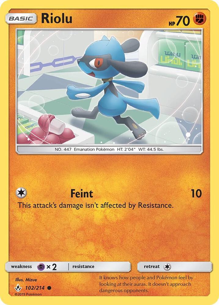 UNB 102/214 Riolu C