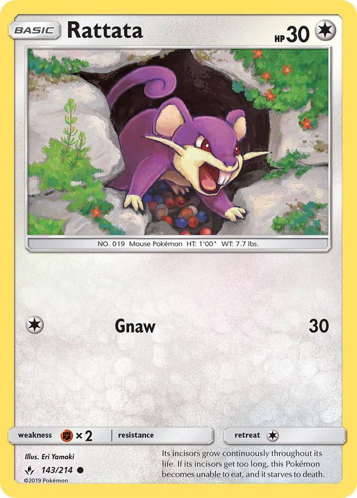 UNB 143/214 Rattata C