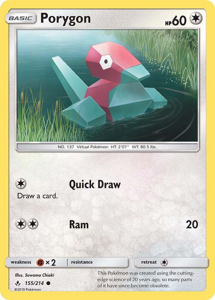 UNB 155/214 Porygon C