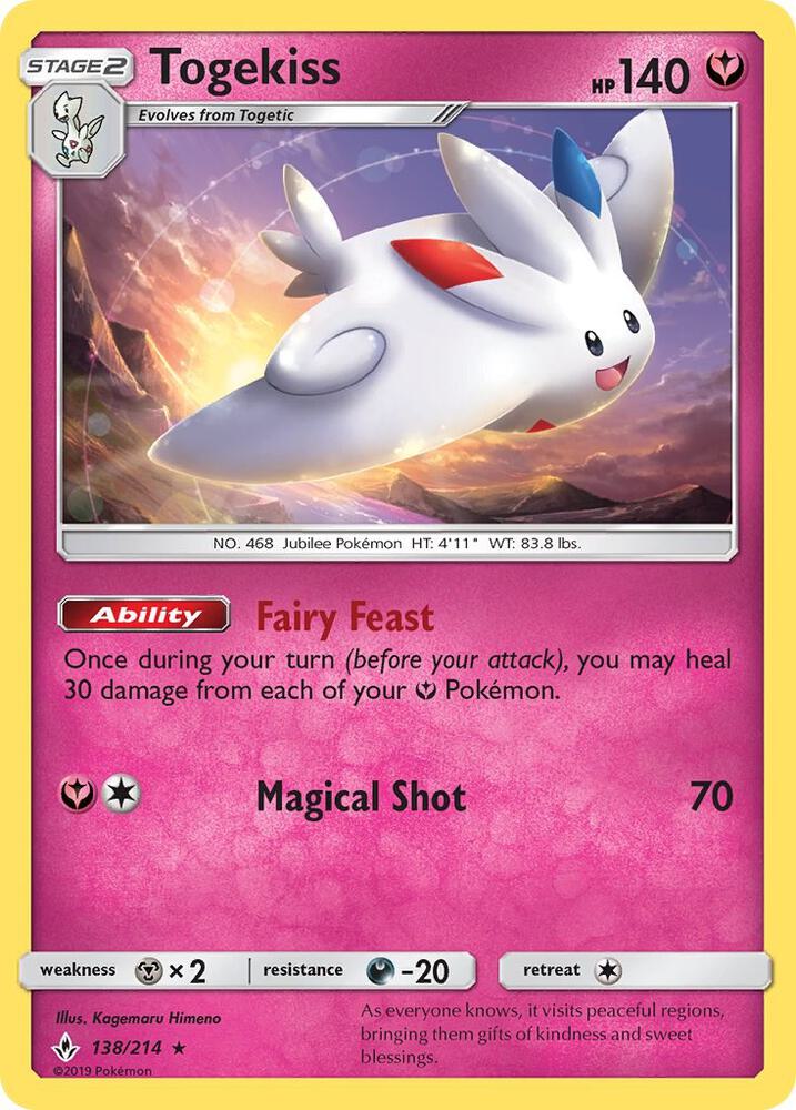 UNB 138/214 Togekiss RH