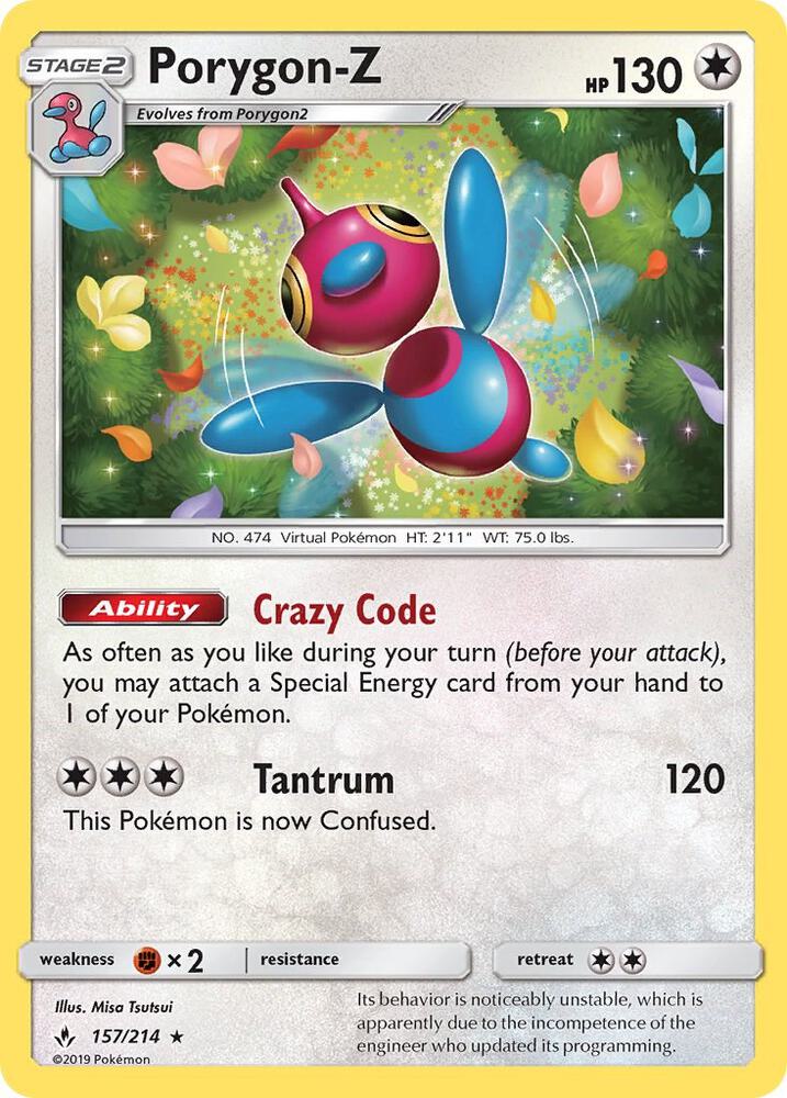 UNB 157/214 Porygon-Z RH