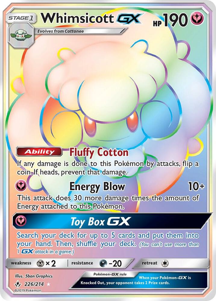 UNB 226/214 Whimsicott GX SR
