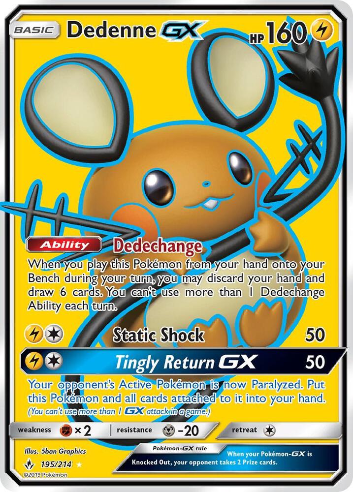 UNB 195/214 Dedenne GX SR
