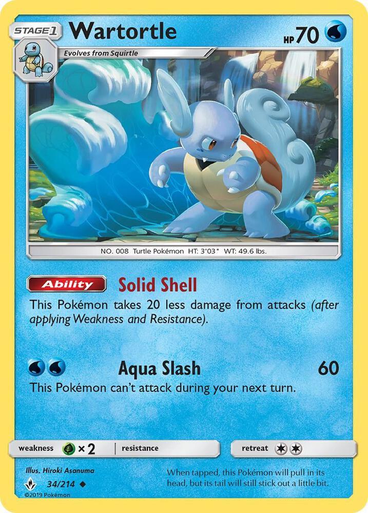 UNB 34/214 Wartortle U