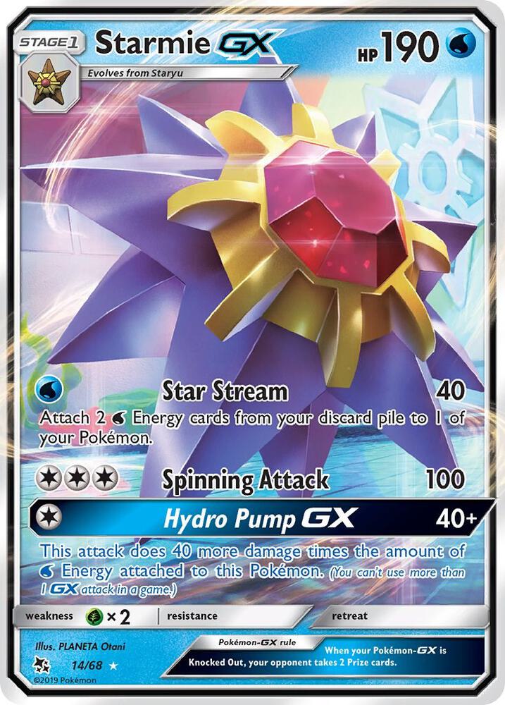 HIF 14/68 Starmie GX SR