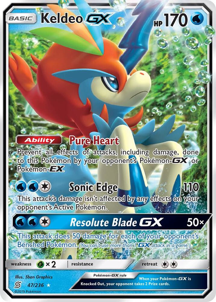 UNM 47/236 Keldeo GX SR