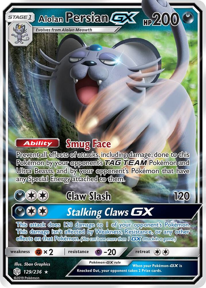 CEC 129/236 Alolan Persian GX SR