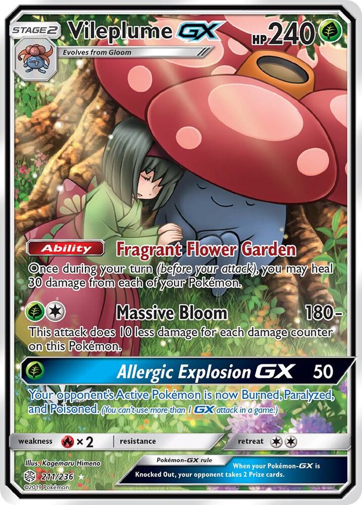 CEC 211/236 Vileplume GX SR