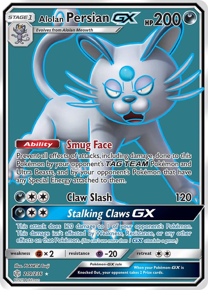 CEC 219/236 Alolan Persian GX SR