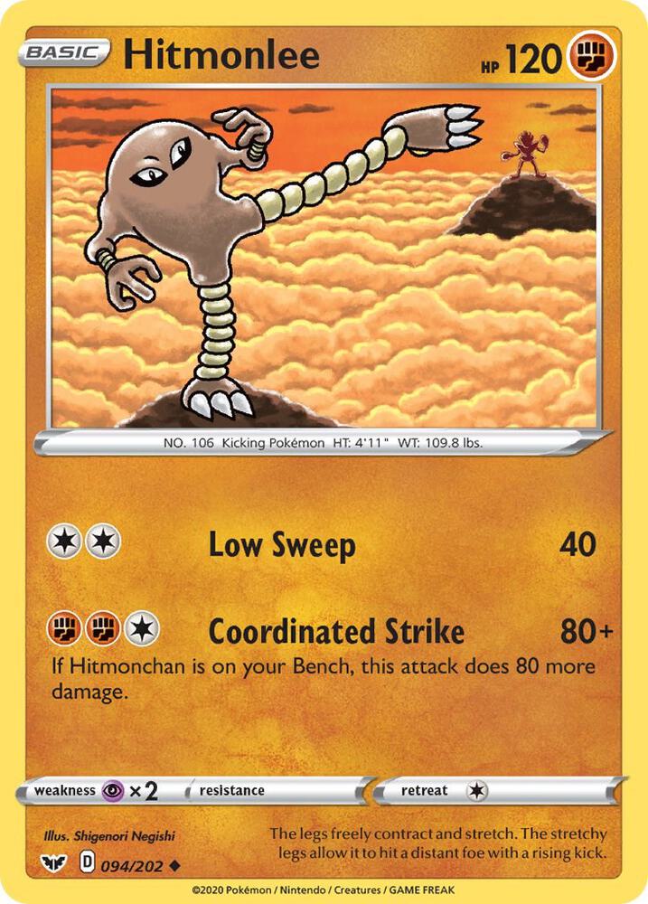 [Reverse Holo] SSH 094/202 Hitmonlee U