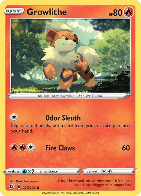 RCL 027/192 Growlithe C