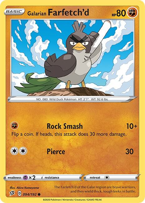RCL 094/192 Galarian Farfetch'd C