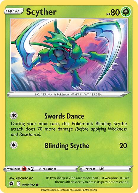 [Reverse Holo] RCL 004/192 Scyther C