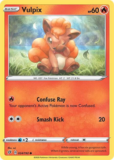 [Reverse Holo] RCL 024/192 Vulpix C