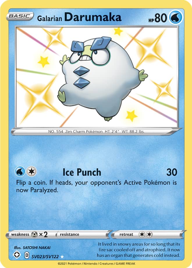 SHFSV SV023/SV122 Galarian Darumaka