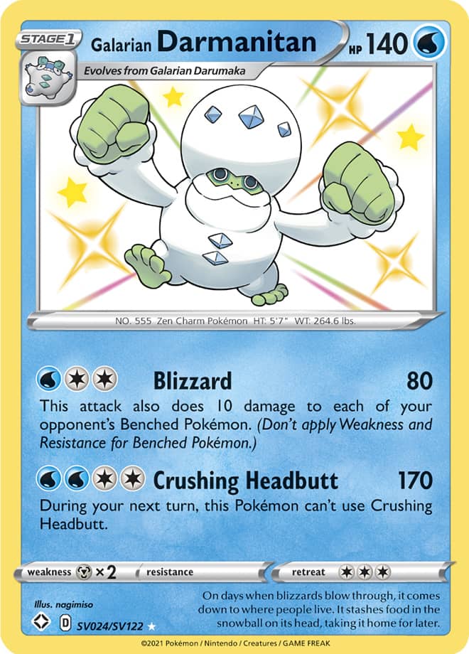 SHFSV SV024/SV122 Galarian Darmanitan