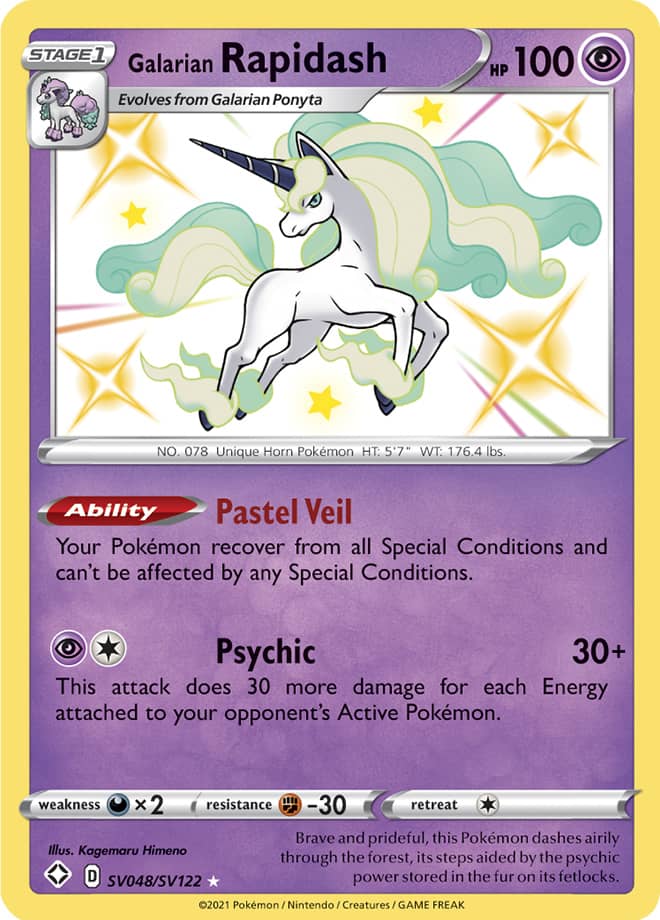 SHFSV SV048/SV122 Galarian Rapidash