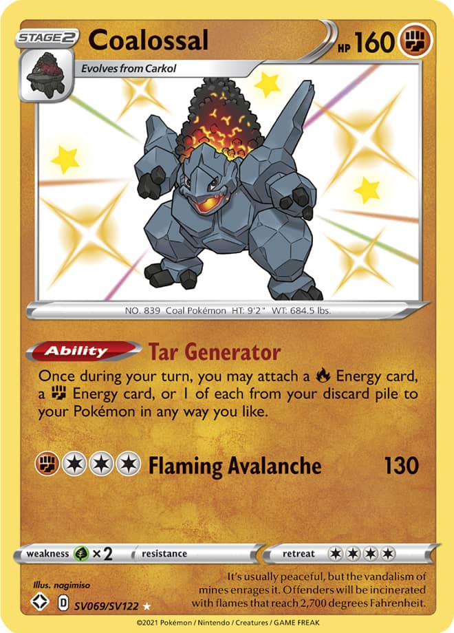 SHFSV SV069/SV122 Coalossal