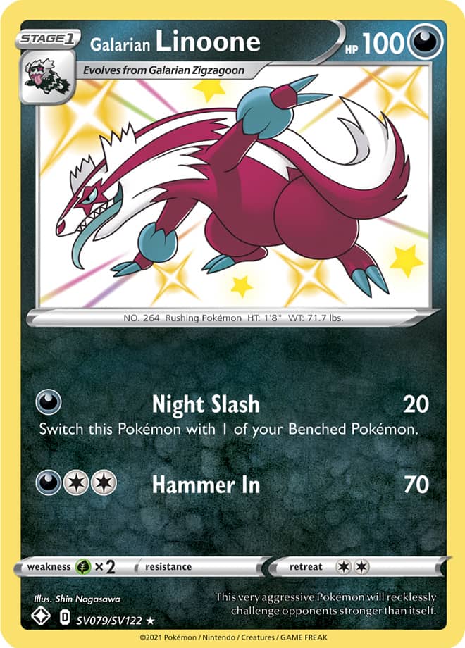 SHFSV SV079/SV122 Galarian Linoone