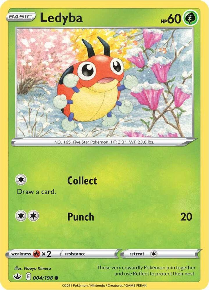 [Reverse Holo] CRE 004/198 Ledyba C