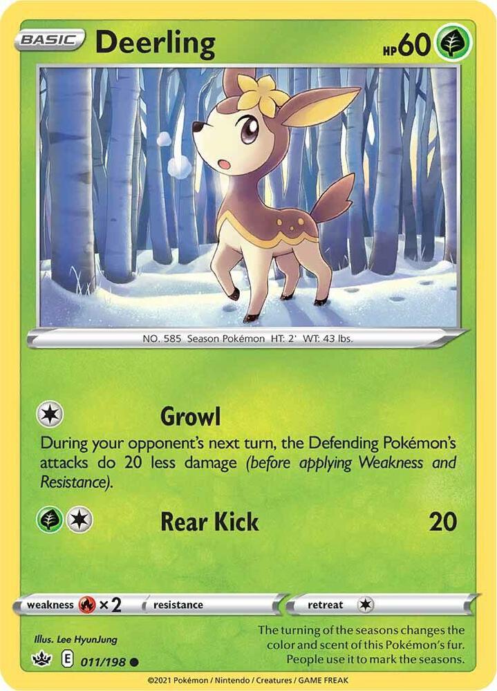[Reverse Holo] CRE 011/198 Deerling C