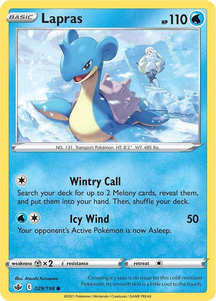 [Reverse Holo] CRE 029/198 Lapras C