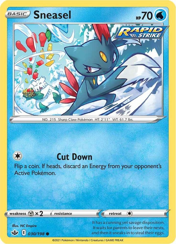 [Reverse Holo] CRE 030/198 Sneasel C
