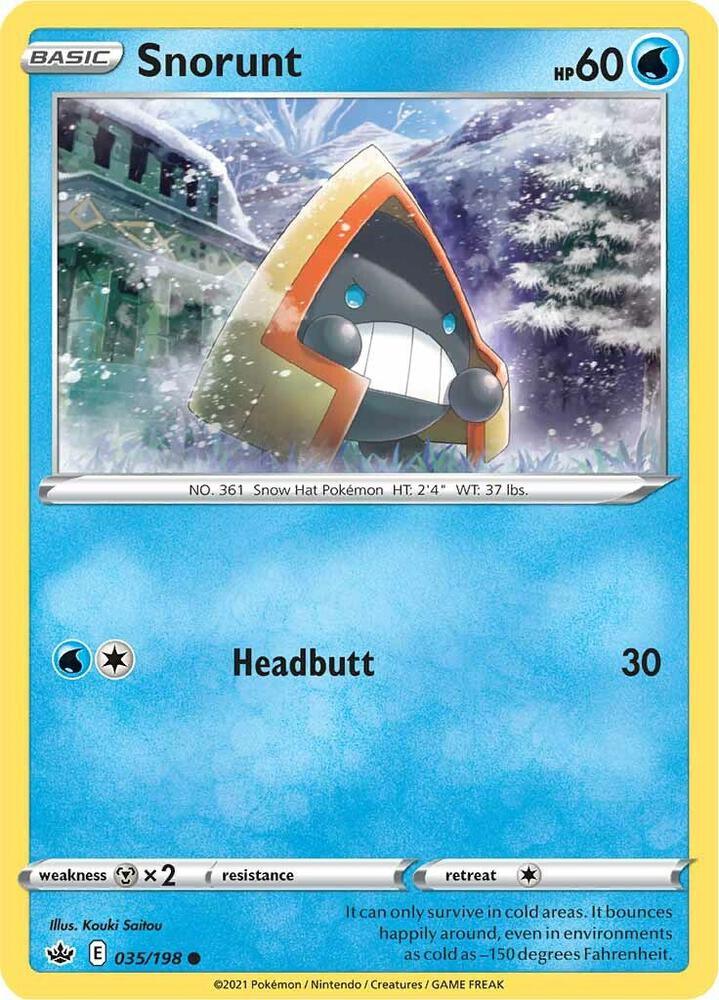 [Reverse Holo] CRE 035/198 Snorunt C