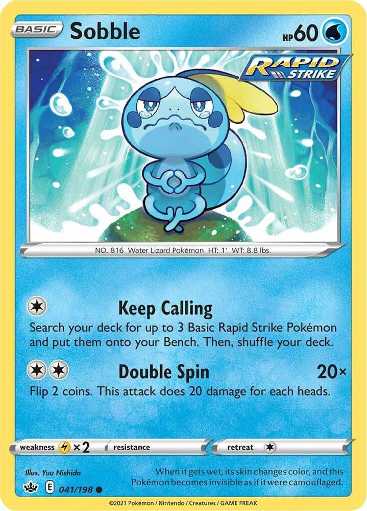 [Reverse Holo] CRE 041/198 Sobble C