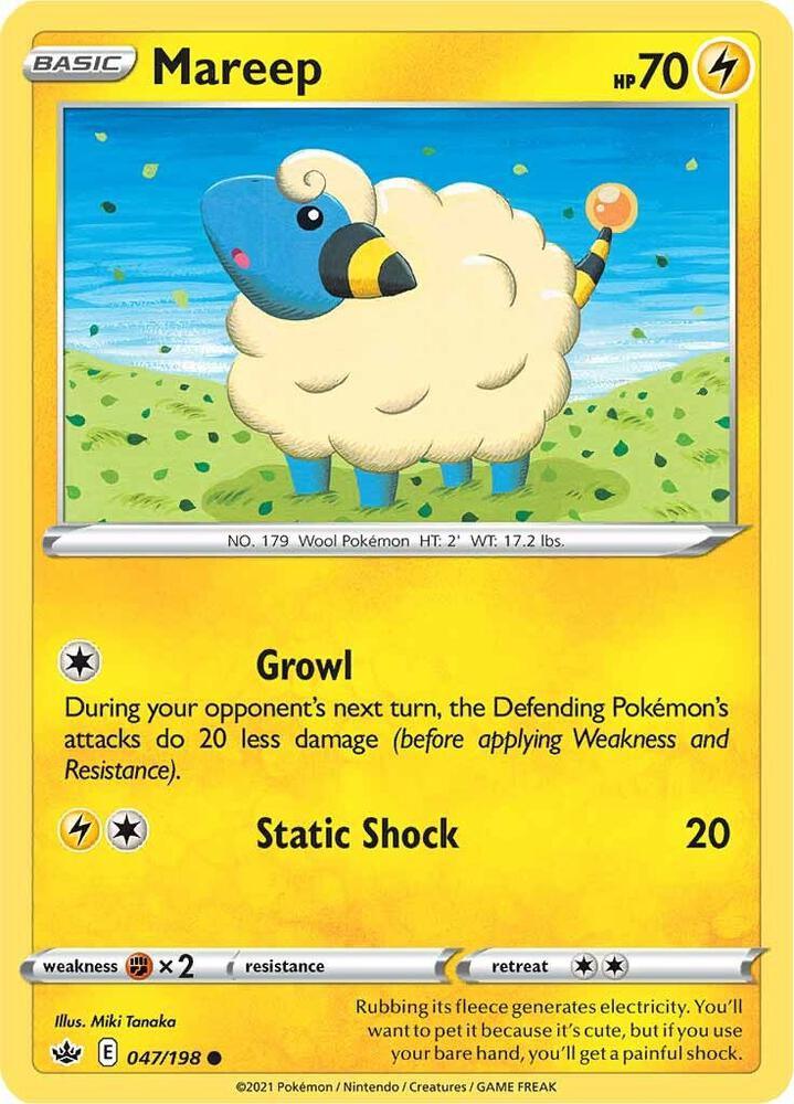 [Reverse Holo] CRE 047/198 Mareep C