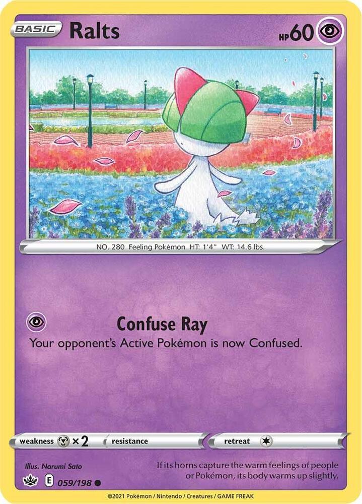 [Reverse Holo] CRE 059/198 Ralts C