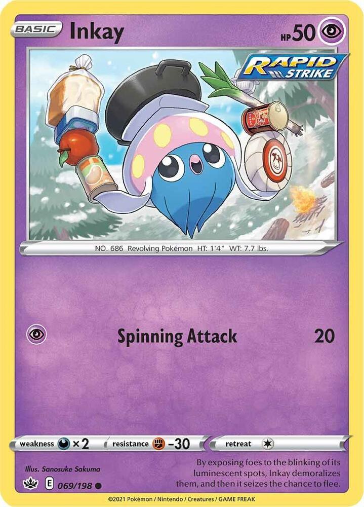 [Reverse Holo] CRE 069/198 Inkay C